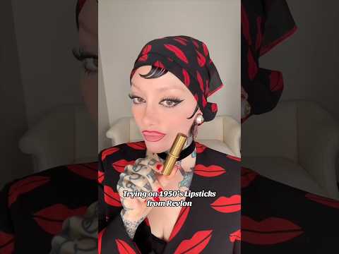 Trying on 1950’s Lipsticks from Revlon 💋 Which was your favorite?