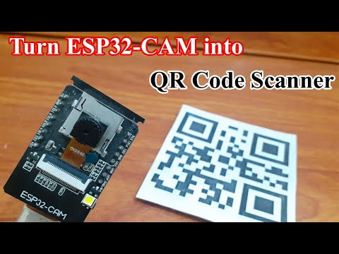 Real-Time QR Code Scanning Using ESP32-CAM & WebServer