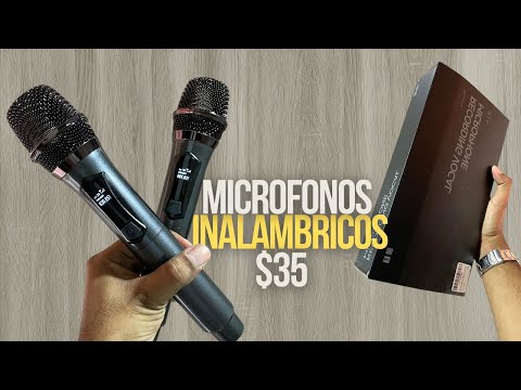 Micrófonos Inalámbricos BARATOS ALPOWL para iglesia - Karaoke o Eventos