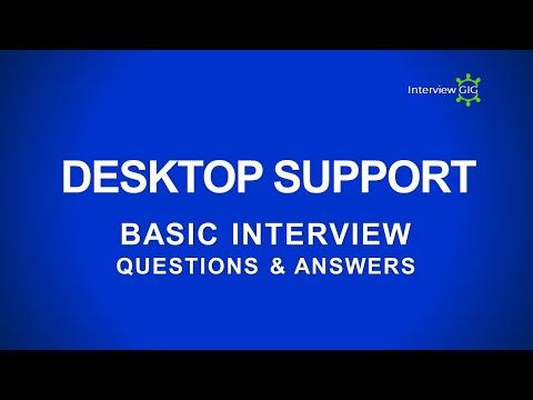 Desktop Support Interview Questions and Answers | Desktop Support Engineer 2024