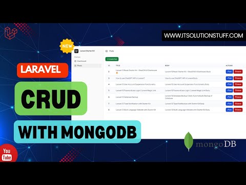 Laravel MongoDB CRUD – Complete Guide for Beginners