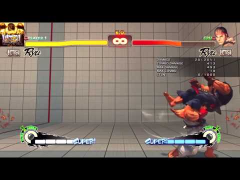 Ultra Street Fighter 4 Ryu Combo Video