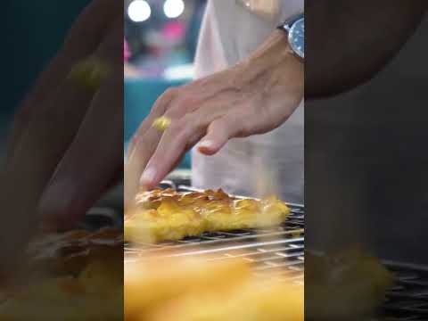 Grilled Sticky Rice with Egg | ข้าวจี่ | Thai Street Food