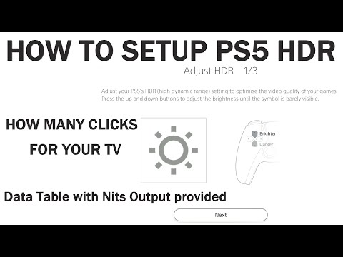 PS5 HDR Calibration - How many Clicks do you need for your TV?