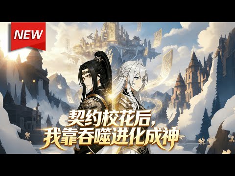 MULTISUB📢新番上线《契约校花后，我靠吞噬进化成神》第1~100集丨苏辰穿越御兽世界，化身拥有神明血脉的东方神虎，觉醒吞噬万物、无限进化的逆天系统，却被高冷人族女帝缔结契约... #破晓动漫社