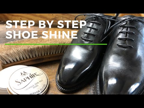 Step By Step Shoe Shine | Mirror Shine
