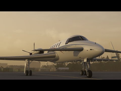 Round the World - Leg 13 - UBEE Yevlakh to OINR Ramsar - Beechcraft Starship - Flight Simulator 2024