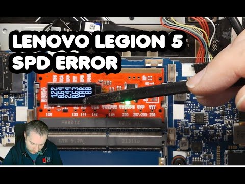 Lenovo Legion 5 17ACH6H - SPD Error Caused by Broken 48MHz  Crystal Oscillator Joint