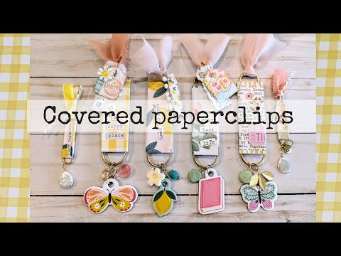 Craft with me-covered paperclips/Paperclip charms