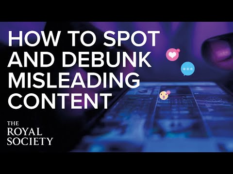 How to spot and debunk misleading content | The Royal Society
