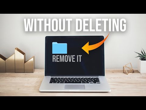How to Remove Folders From Macbook Desktop (without deleting)