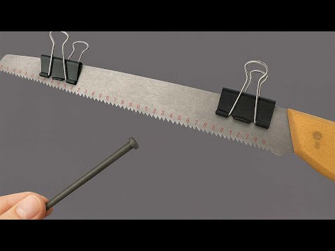 How to sharpen a saw blade to razor sharpness – Fast, simple, effective! Useful idea from WELD VTQ