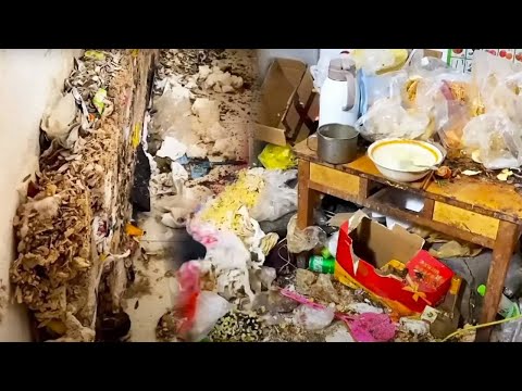 🤢HOW CAN YOU LIVE IN SUCH A DIRTY HOUSE? 🤮IF WE DON'T CLEAN IT, THE HOUSE IS GOING TO STINK!