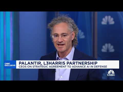 Palantir CEO Alex Karp and L3Harris CEO Chris Kubasik Talk New Partnership on CNBC