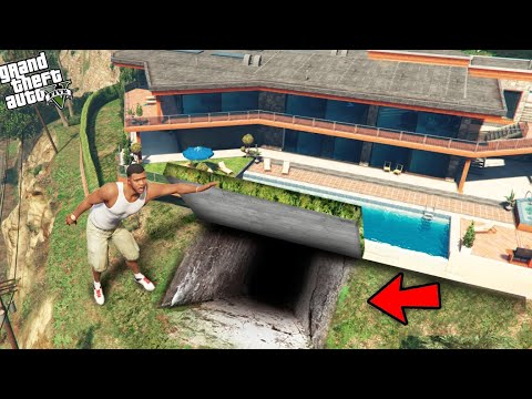 I Found An Underground Bunker Under Franklin House in GTA 5!