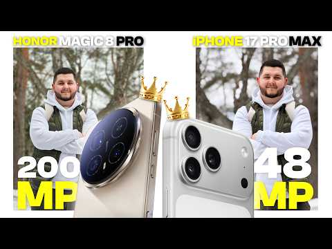 Honor Magic 8 Pro vs iPhone 17 Pro Max – The Ultimate Camera Test!