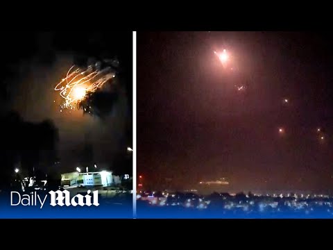 Iran's drones arrive in Jerusalem: Sirens heard across city as Israel fires missiles to intercept