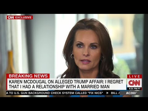 Former Playboy model apologizes to Melania for alleged affair with Trump