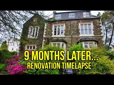 We Bought a Derelict Victorian Villa 🏚️ 9 months of renovations in 40 mins TIMELAPSE