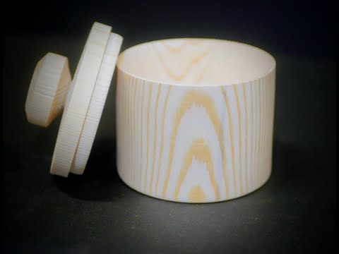 I make a salt shaker on a lathe. The tree is 83 years old