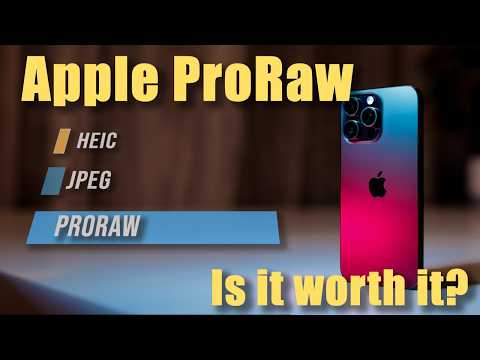 iPhone 15 Pro Photography | ProRaw vs HEIC vs JPEG Comparision