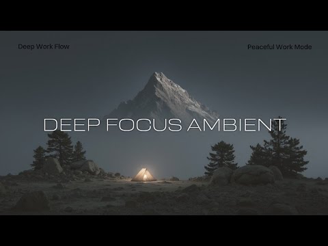 Peaceful Focus Music - Ambient Instrumental for Deep Work & Concentration ~ Chill Study Vibes