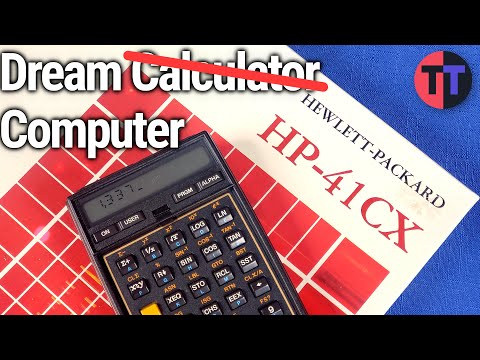 HP-41CX Pocket Computer Hiding as a Calculator - First Look