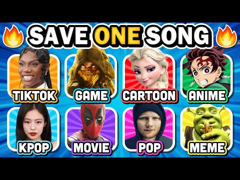 Save One Song ⭐️🎶  Most Viral Songs (EPIC RANDOM BATTLE) | Music 2025