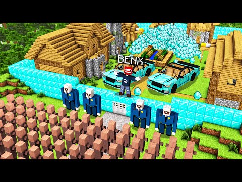 DIE REICHEN DORFBEWOHNER TEILEN DAS DORF in Minecraft