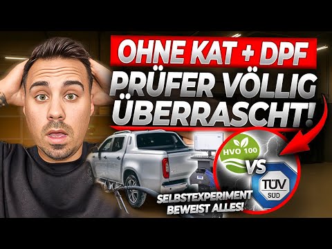 TÜV inspector SHOCKED: Emissions test without catalytic converter & particulate filter reveals th...