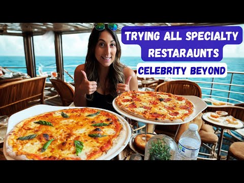 Trying every specialty restaurant onboard the Celebrity Beyond! 2025