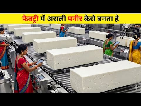 फैक्ट्री में पनीर कैसे बनता है? | हैरान कर देने वाली सच्चाई | Modern Paneer Factory Process