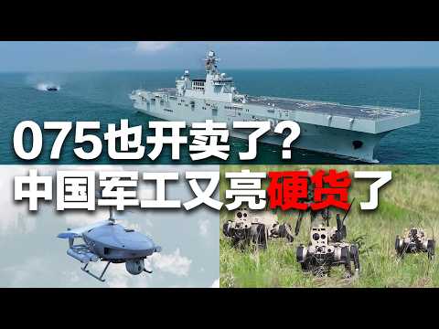 【独家】075也开卖了？075E两栖攻击舰首曝 战力顶级！翼龙-X携全套武器亮相！机器狼又升级了：边走边生成三维地图！“金雕”无人直升机破甲主战坦克！这次，中国军工亮出不少“狠货”！| 军迷天下