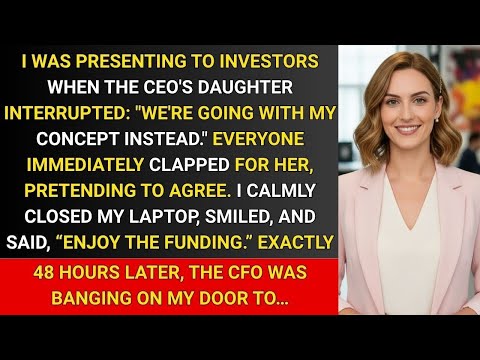 CEO’s Daughter Cut Me Off Mid-Pitch — By Morning She Regretted Saying ‘We Don’t Need You.