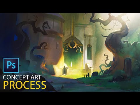 Environment Concept Art Process From Start to Finish