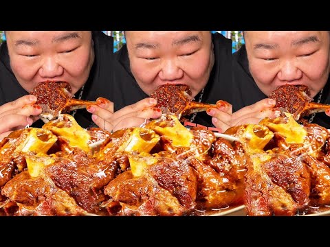 【大胃王挑戰】挑戰吃新疆拌牛骨！ 700元怒炫20盤包滿醬汁，一口麵一口肉香到上頭｜Food Challenge【櫻木花胖】