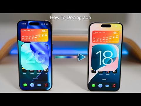 How To Downgrade iOS 26 to iOS 18 Without Losing Any Data
