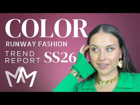 Fashion Color trends SS26 Pantone Color Predictions
