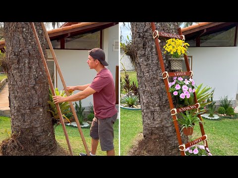 TRONCOS CRIATIVOS: Decore seu Jardim com Lindas Ideias!