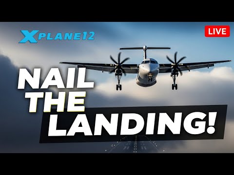 Mastering the Dash 8 Q400 LIVE in X-Plane 12 – Can We Nail the Perfect Landing?