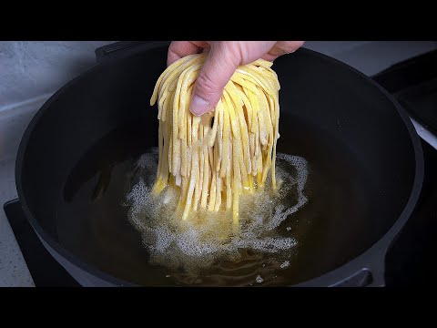 Put noodles into a pot of boiling oil, and they instantly become a classic dish you'll never forg...
