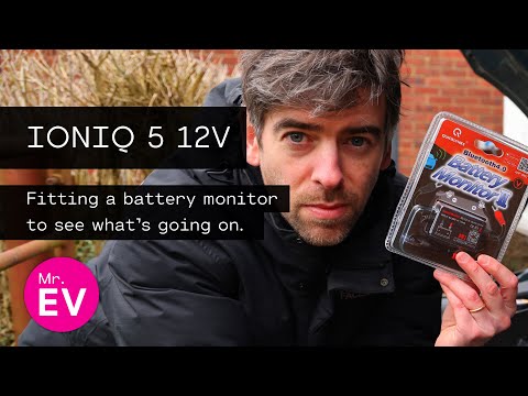 Monitoring the IONIQ 5's 12-volt battery: installing and using a battery monitor
