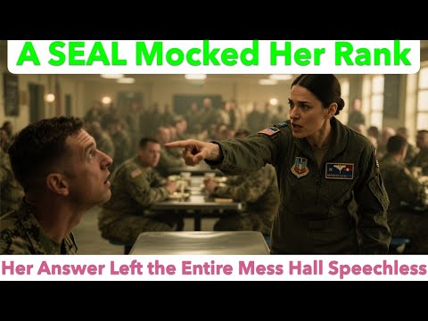 A SEAL Mocked Her Rank — Until Her Answer Left the Entire Mess Hall Speechless | Emotional Stories