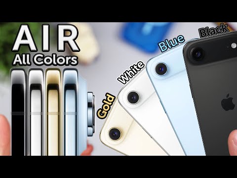 iPhone Air: All Colors In-Depth Comparison! Which is Best?