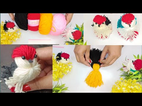 Learn Bird making From Yarn 🧶 | ऊन से चिड़िया बनाना सीखें |
