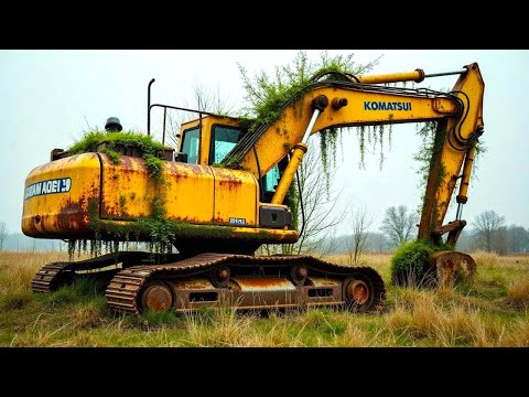 The Genius Mechanic Boy Repaired and Restored the Entire Giant KOMATSU Excavator in 50 Days No Break
