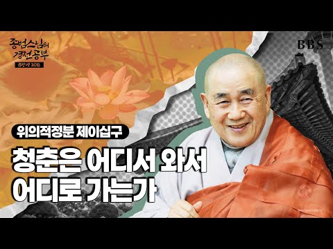 [#종범스님] 위의적정분 : 삶과 죽음으로부터 자유로워지는 해탈의 길 #종범스님경전공부 #금강경