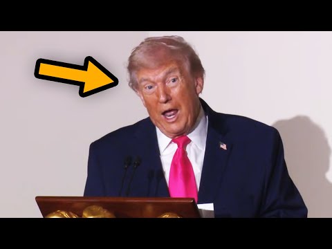 Trump CANNOT SPEAK coherently as crowd SILENT