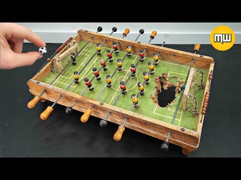 Restoration Table football 1920s  - Mini Soccer Game