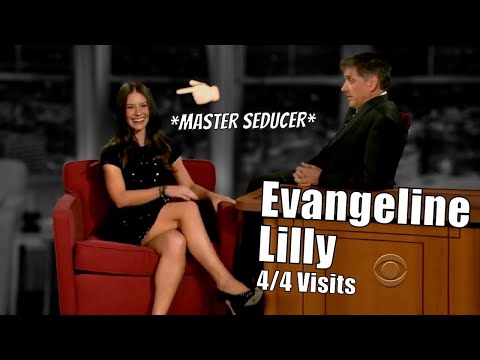 Evangeline Lilly - Plays Along With Craig's Shenanigans - 4/4 Visits on TLLS